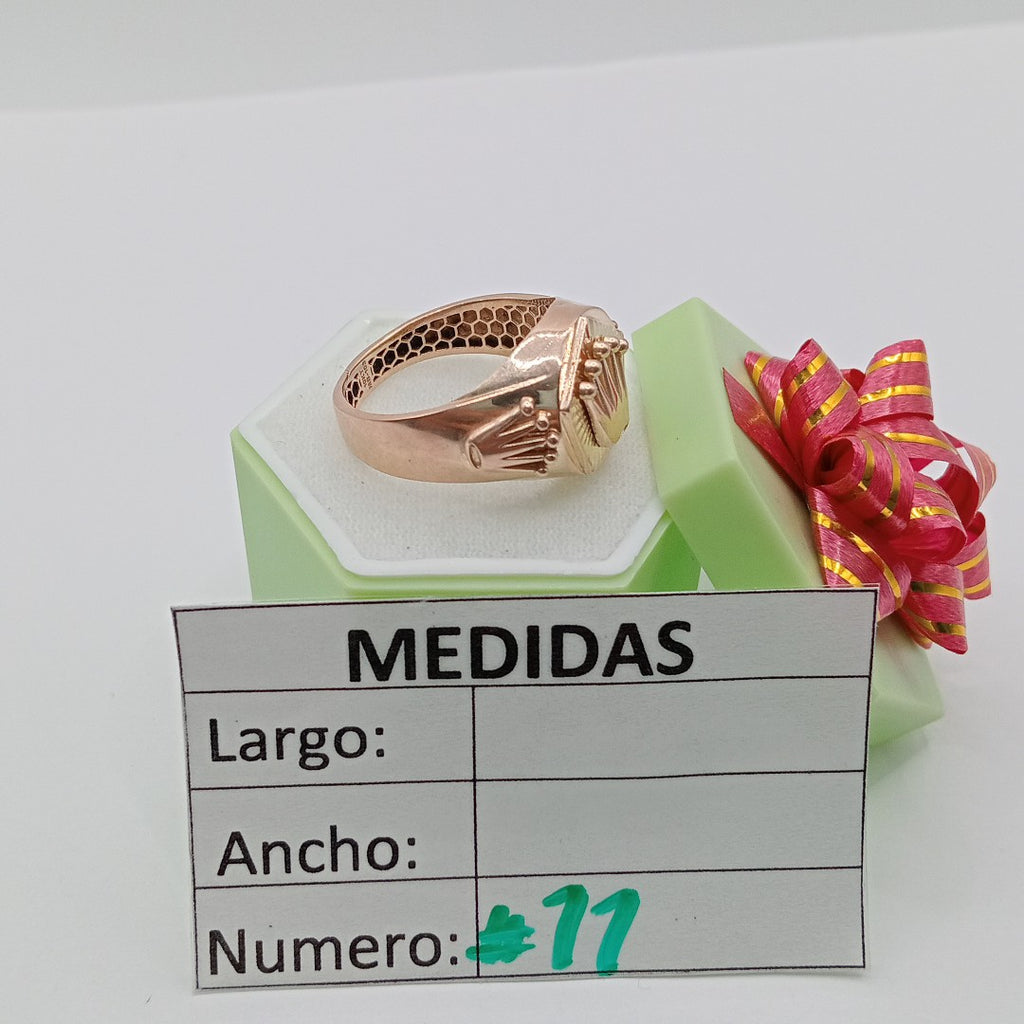ANILLO ORO 10 K 5.5 GRMS (SEMINUEVO)