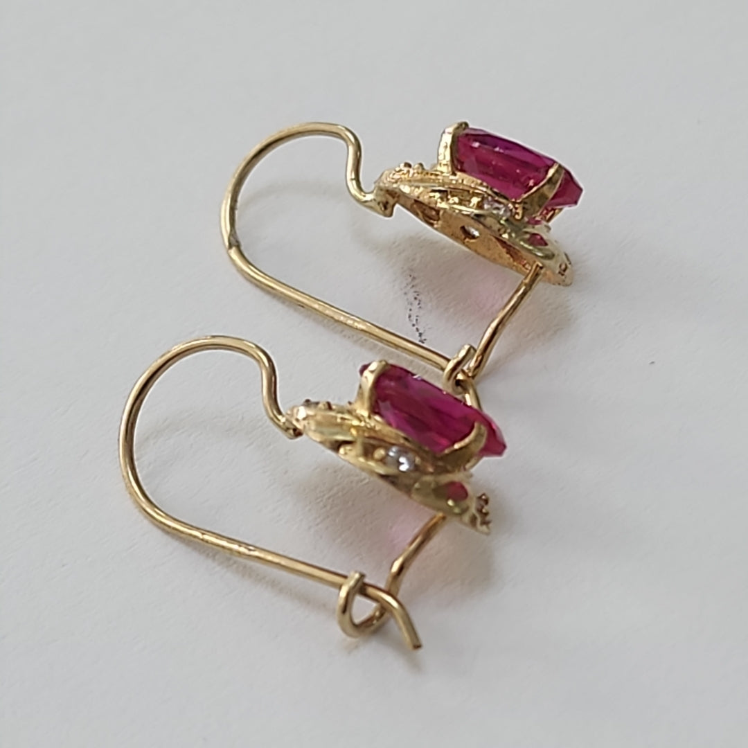 ARETES PAR ORO 10 K 2.2 GRMS (SEMINUEVO)