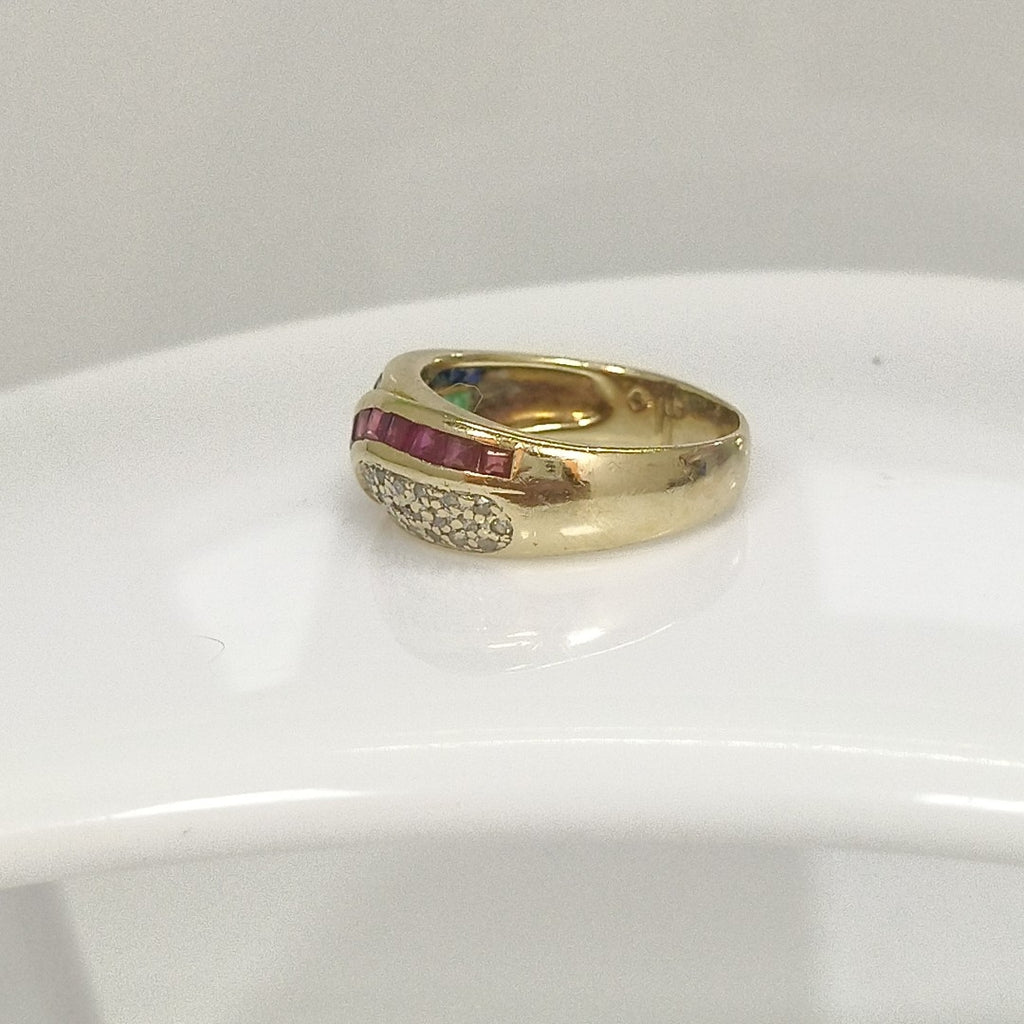 ANILLO ORO 14 K 4.3 GRMS (SEMINUEVO)