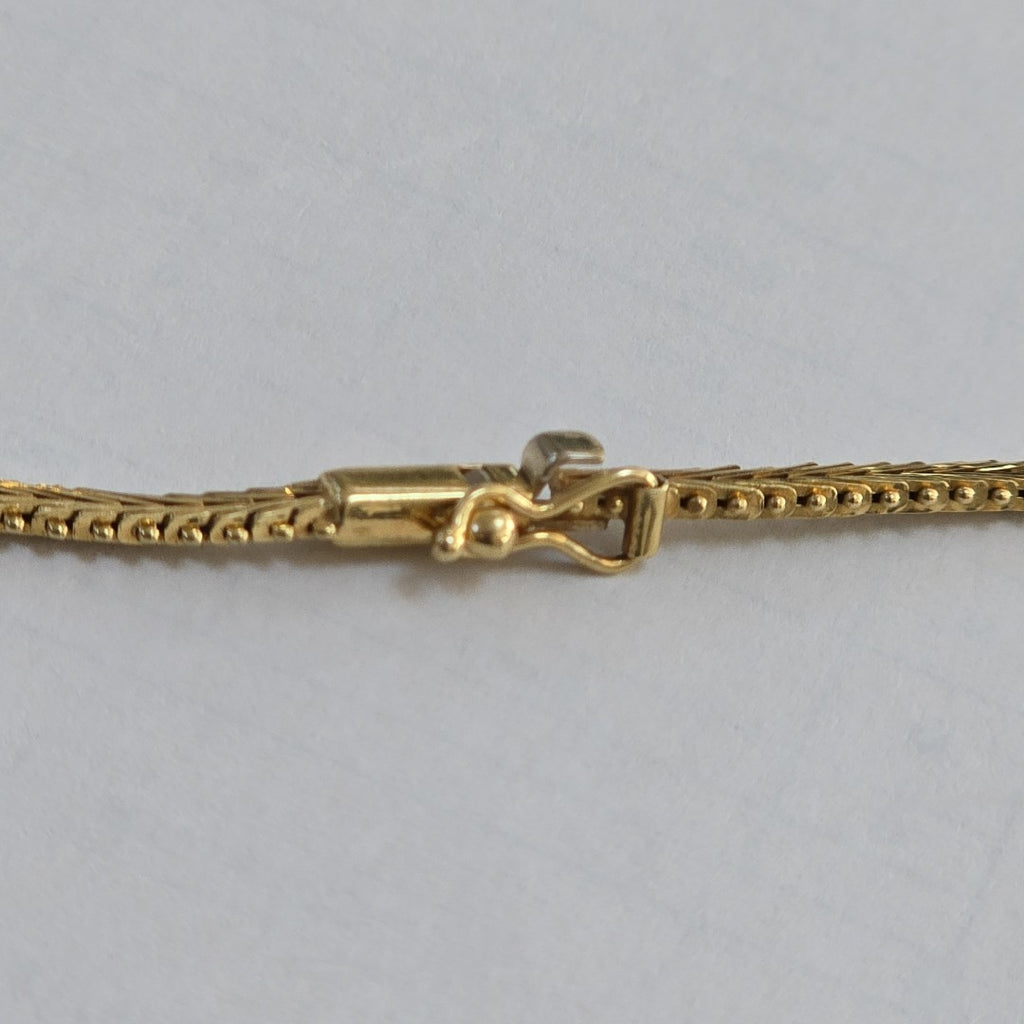 GARGANTILLA ORO COMBINADO 14 K 15.4 GRMS (SEMINUEVO)