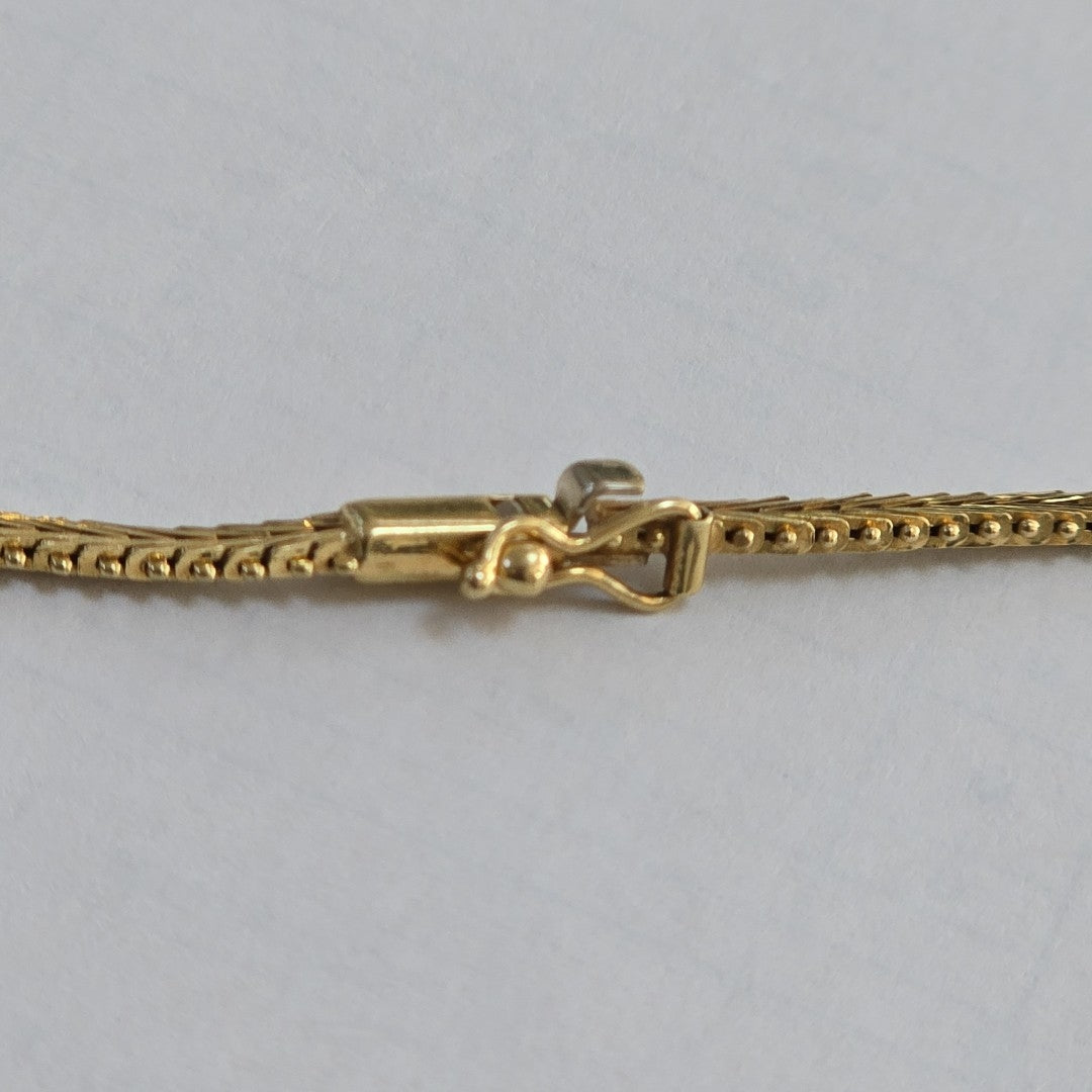 GARGANTILLA ORO COMBINADO 14 K 15.4 GRMS (SEMINUEVO)