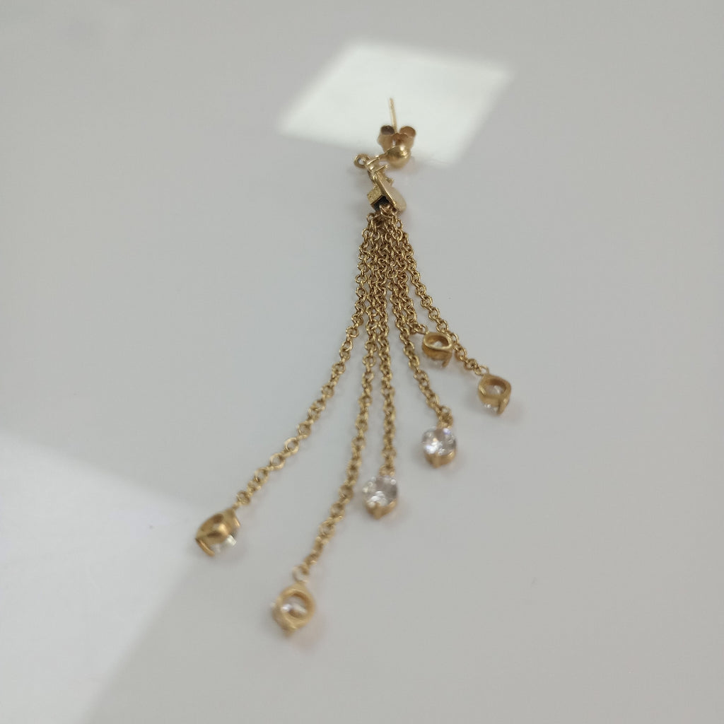 ARETES PAR ORO 10 K 3.8 GRMS (SEMINUEVO)
