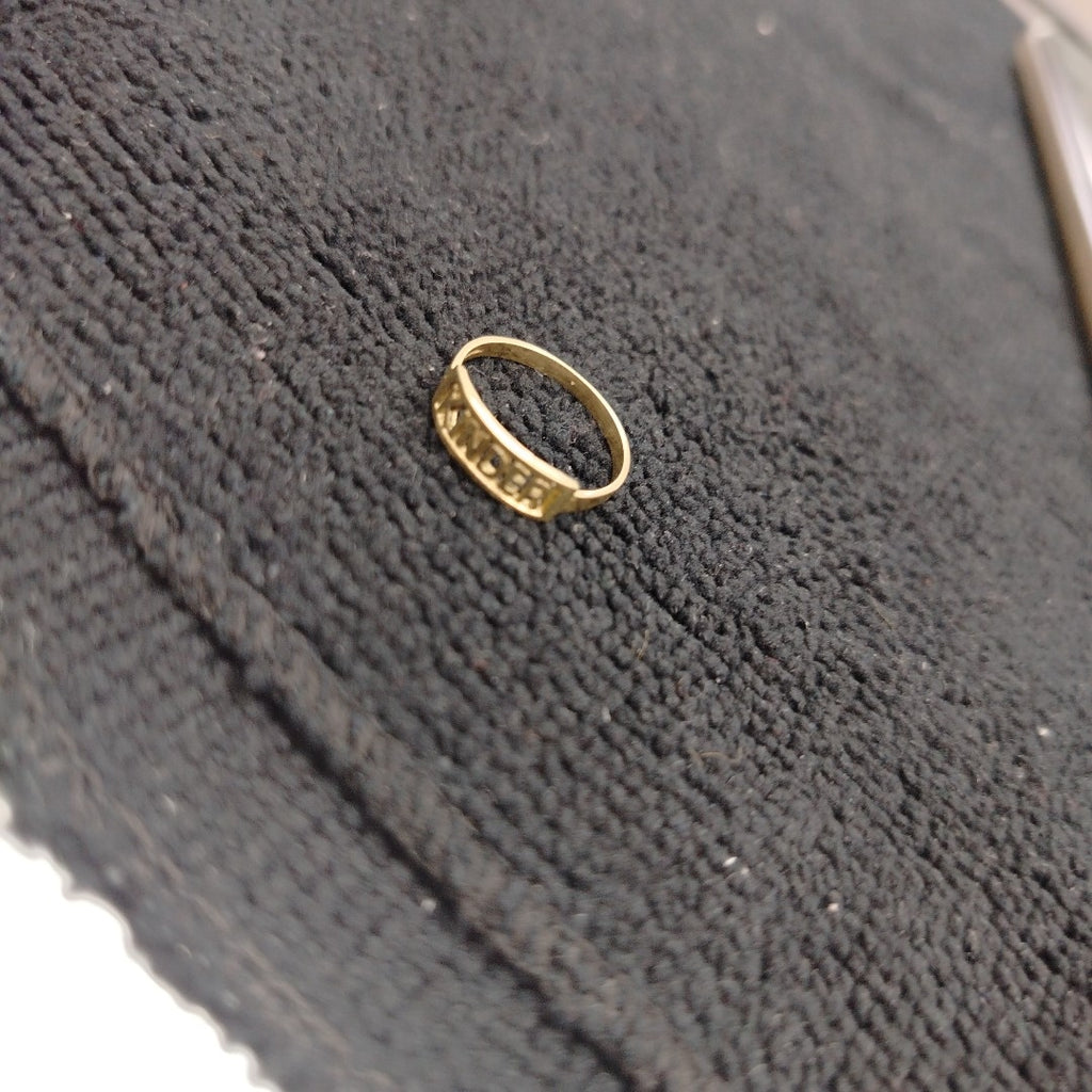 ANILLO ORO 10 K 0.8 GRMS (SEMINUEVO)