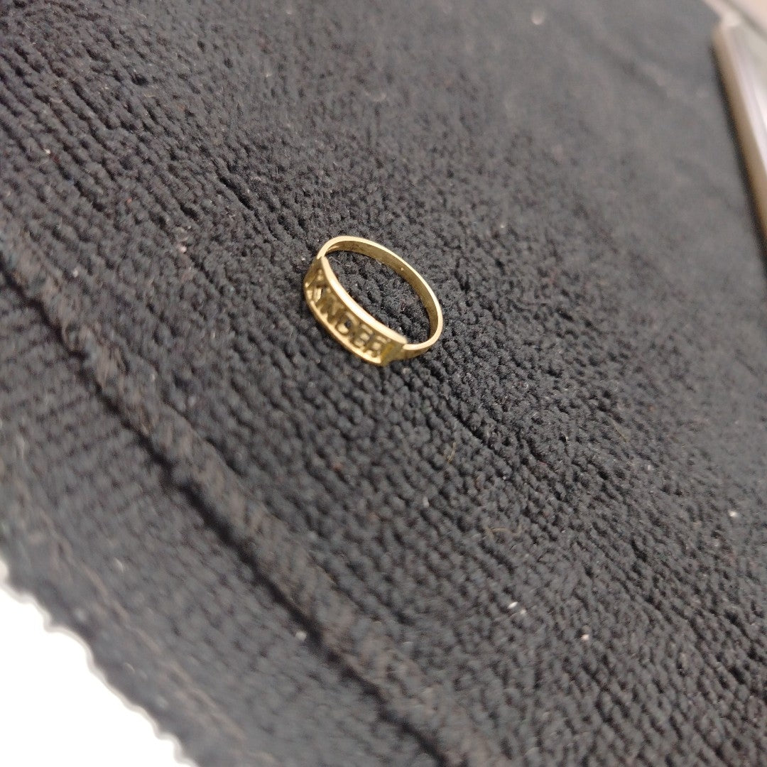 ANILLO ORO 10 K 0.8 GRMS (SEMINUEVO)