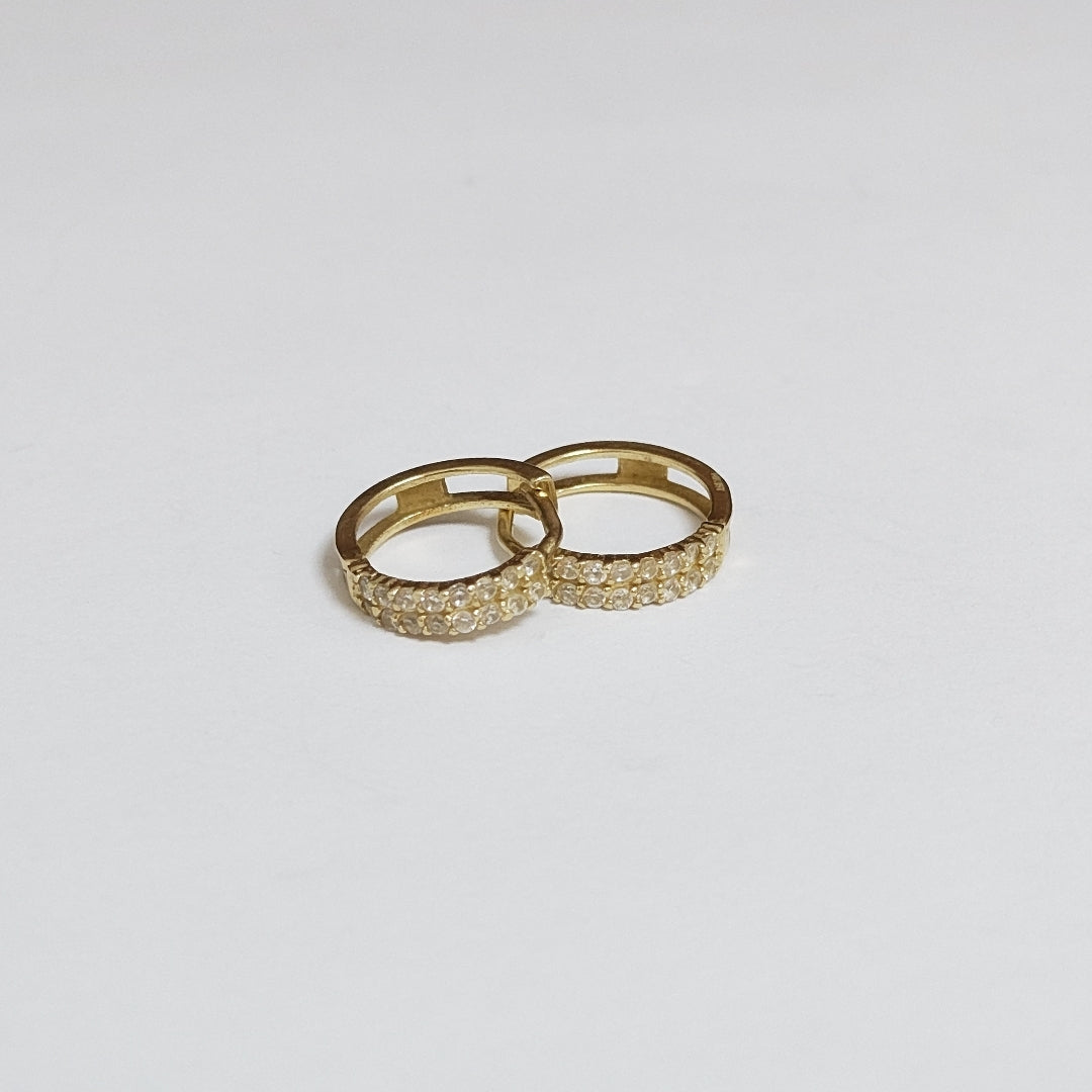 ARETES PAR,ARRACADAS PAR ORO 14 K 1,70 GRMS (SEMINUEVO)