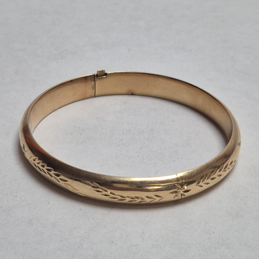 PULSERA RIGIDA ORO 10 K 11.6 GRMS (SEMINUEVO)