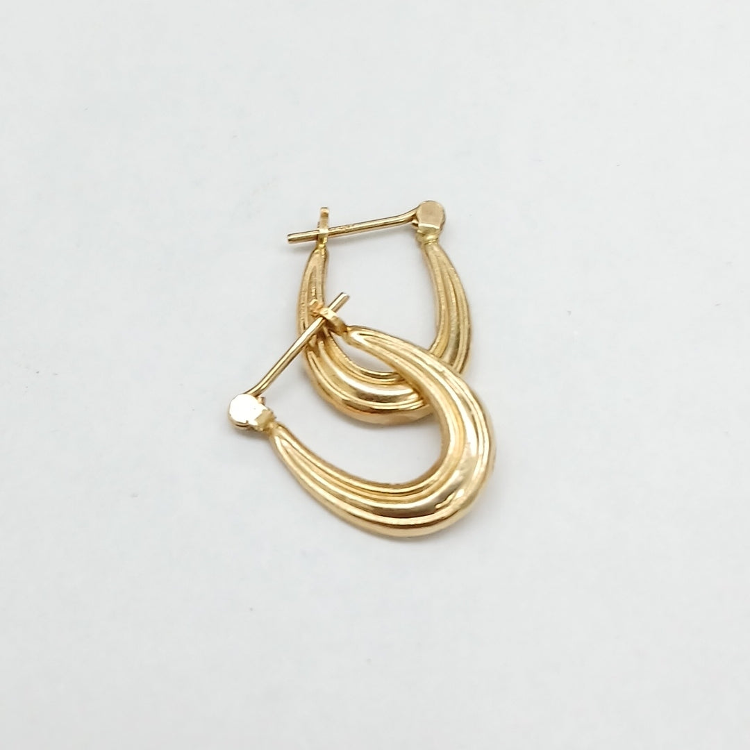 ARETES PAR ORO 10 K 1,00 GRMS (SEMINUEVO)