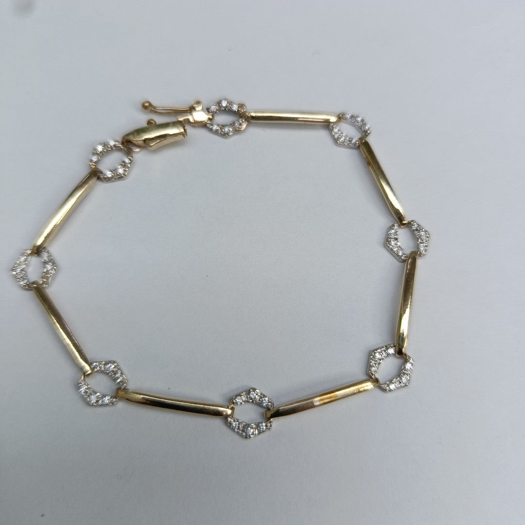 PULSERA ORO 10 K 7.3 GRMS (SEMINUEVO)