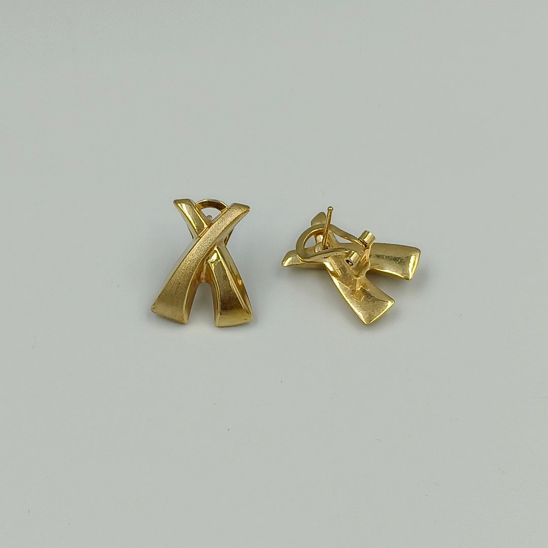 ARETES PAR ORO 14 K 4.7 GRMS (SEMINUEVO)