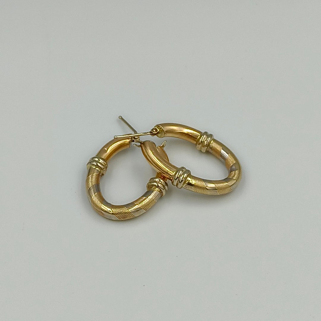 ARRACADAS PAR ORO 14 K 6.2 GRMS (SEMINUEVO)