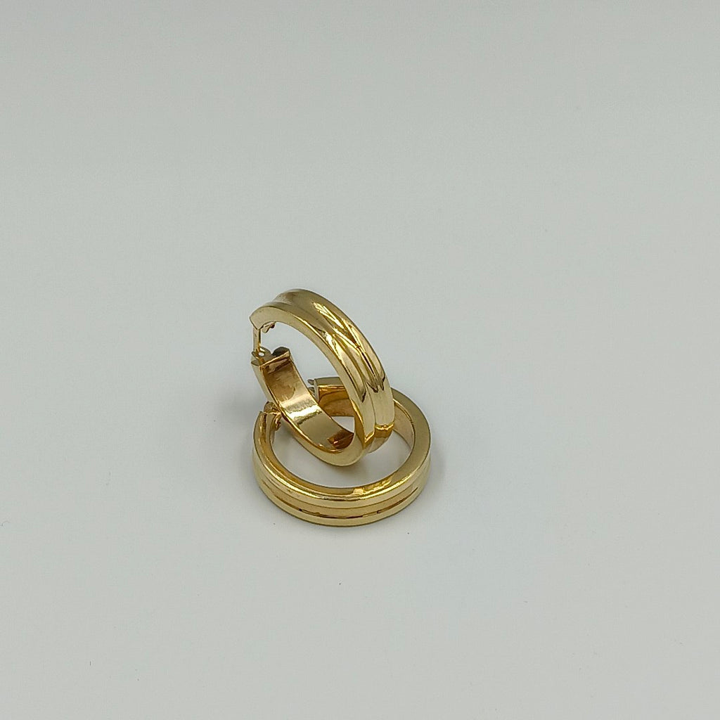 ARRACADAS PAR ORO 14 K 3.8 GRMS (SEMINUEVO)