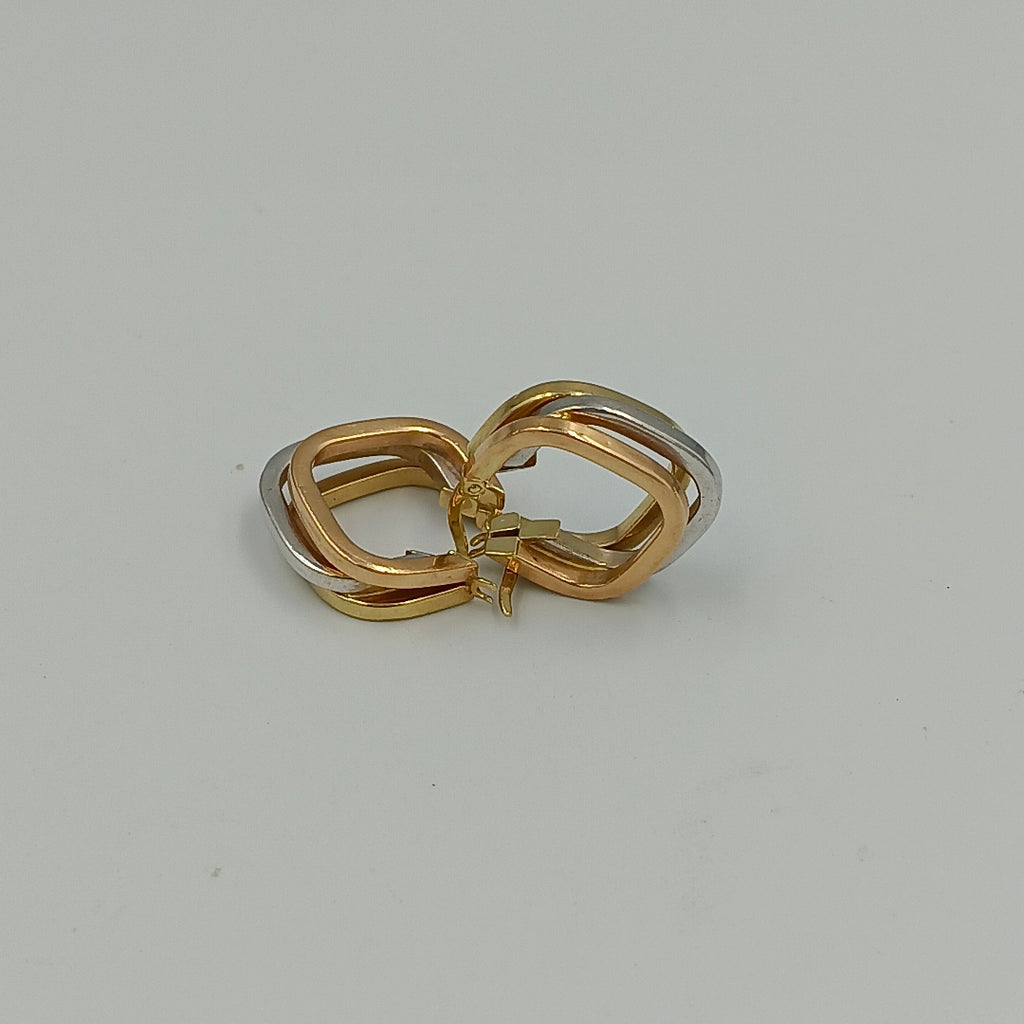 ARRACADAS PAR ORO 14 K 4.2 GRMS (SEMINUEVO)