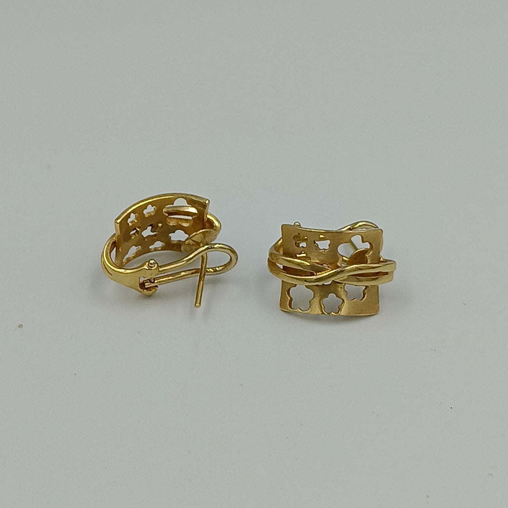 ARETES PAR ORO 14 K 6.4 GRMS (SEMINUEVO)