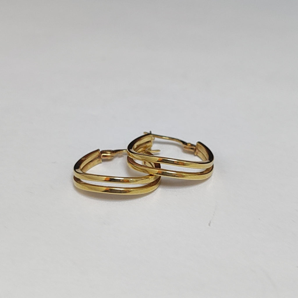 ARRACADAS PAR ORO 14 K 1,50 GRMS (SEMINUEVO)