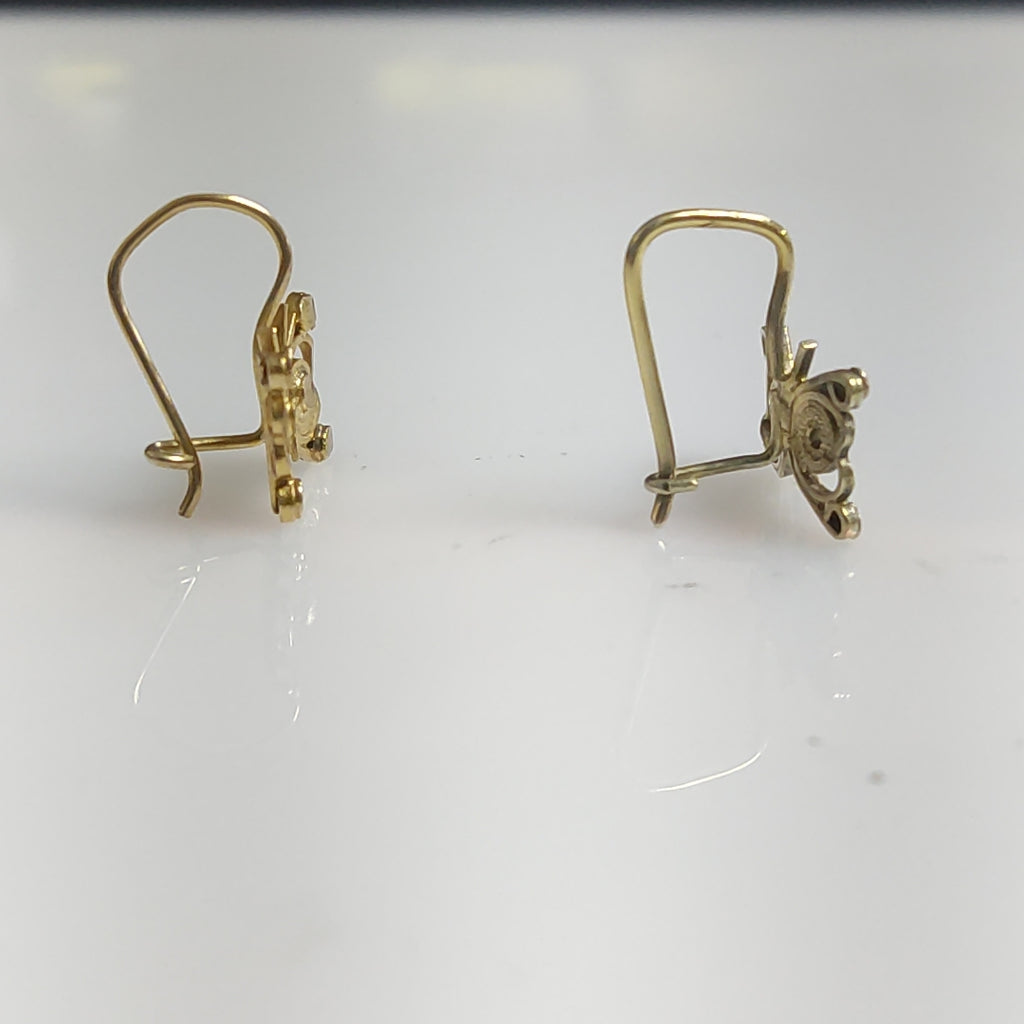 ARETES PAR ORO 8 K 1,20 GRMS (SEMINUEVO)