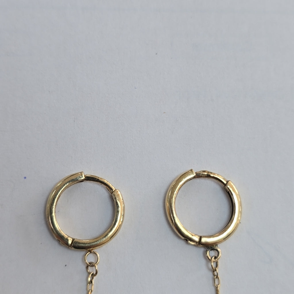ARRACADAS PAR ORO 14 K 1,90 GRMS (SEMINUEVO)