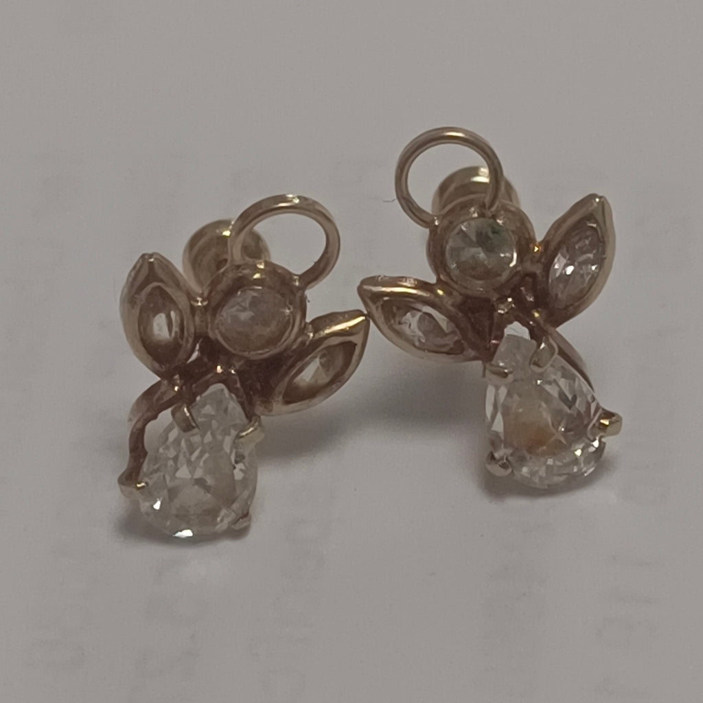 ARETES PAR ORO 14 K 1.1 GRMS (SEMINUEVO)