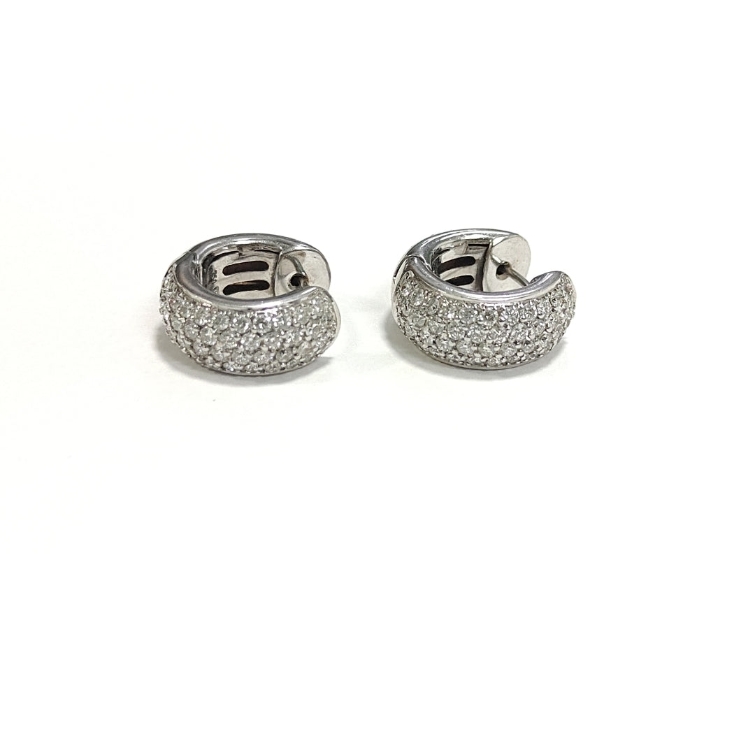 ARRACADAS PAR ORO 18 K 12.8 GRMS (SEMINUEVO)