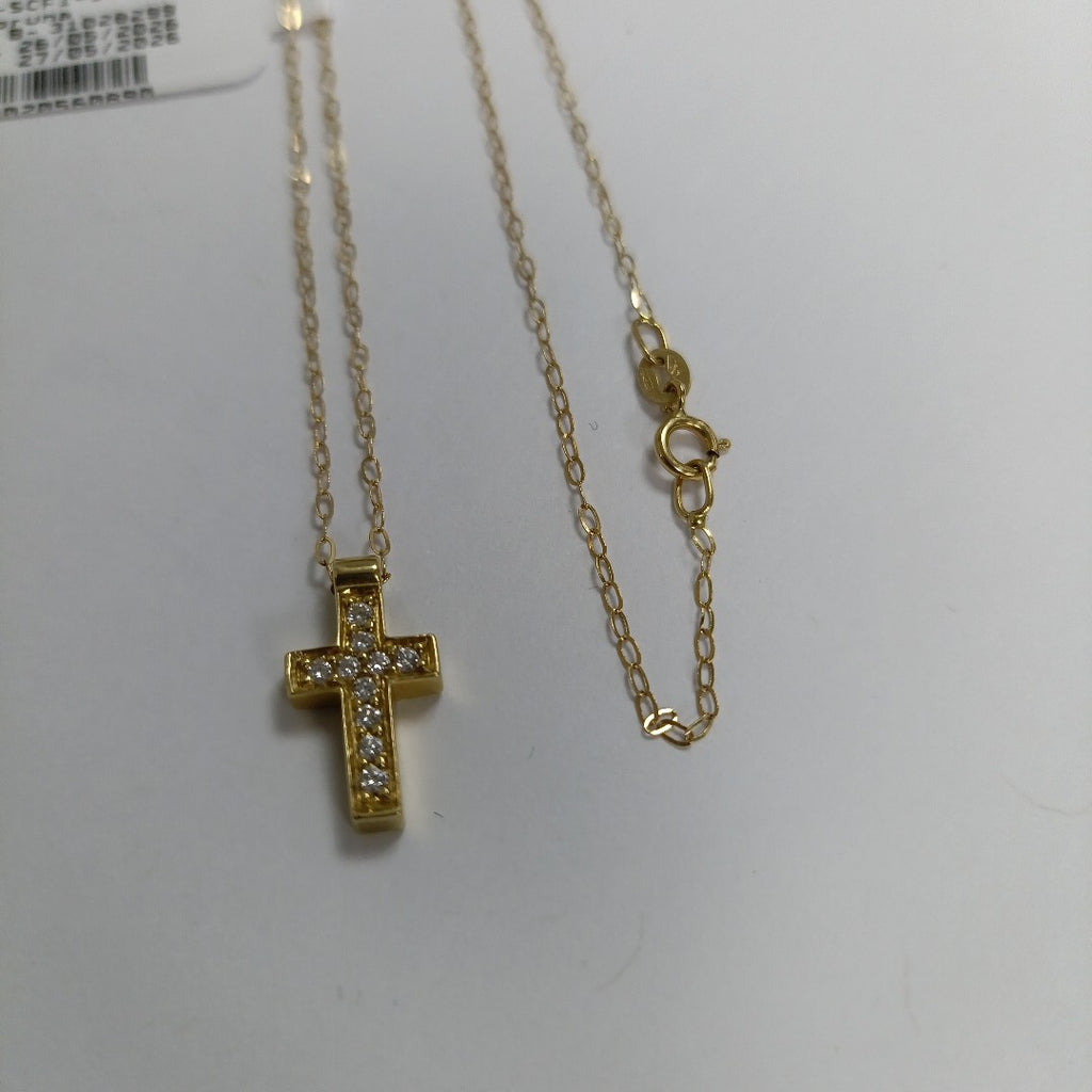 CADENA, CRUZ ORO 18 K 2.3 GRMS (SEMINUEVO)