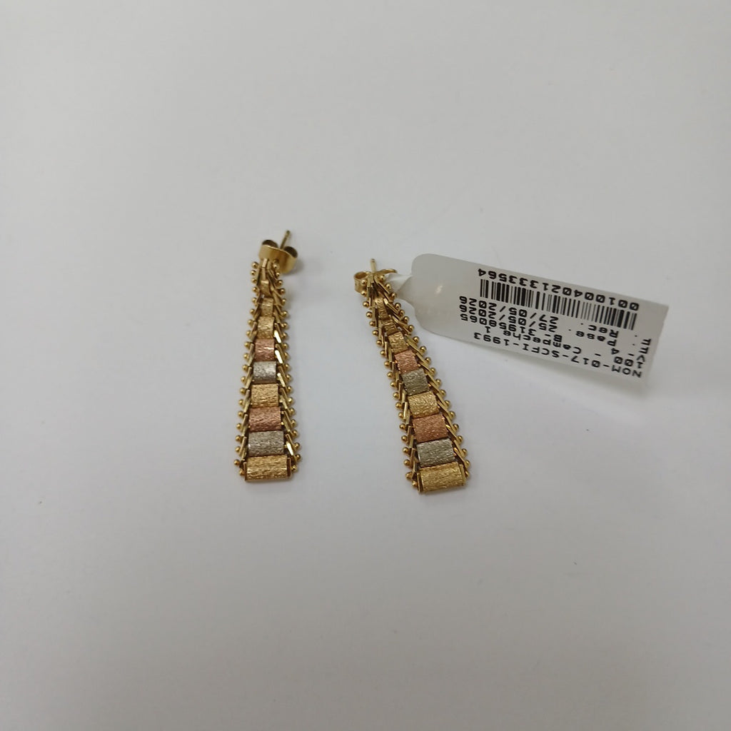 ARETES PAR ORO 14 K 3,70 GRMS (SEMINUEVO)