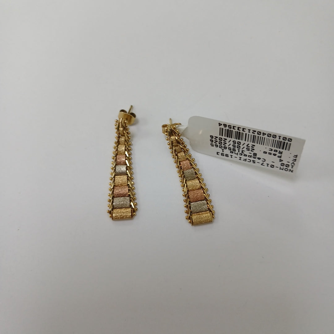 ARETES PAR ORO 14 K 3,70 GRMS (SEMINUEVO)