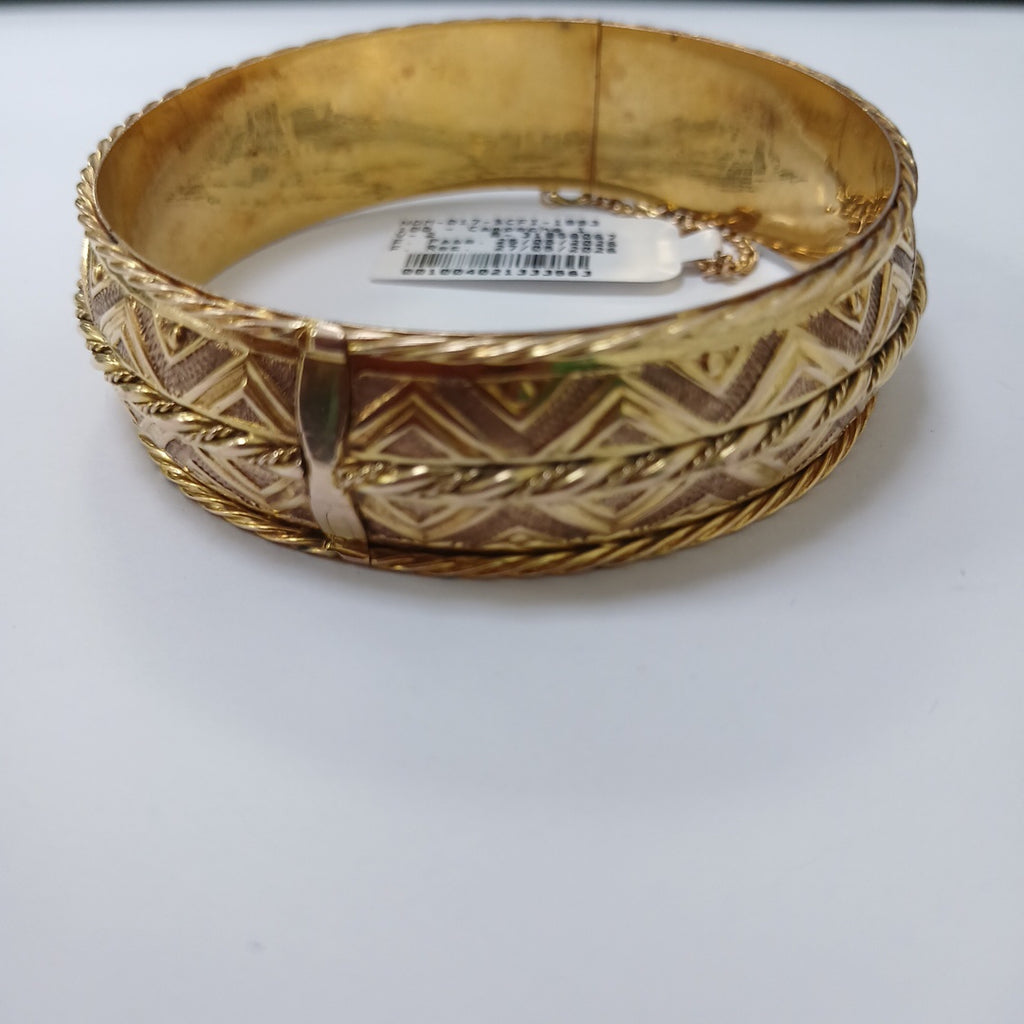 PULSERA RIGIDA ORO 10 K 40,80 GRMS (SEMINUEVO)