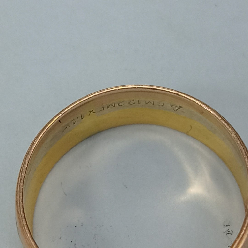 ARGOLLA ORO, ORO COMBINADO 14 K 1 GRMS (SEMINUEVO)