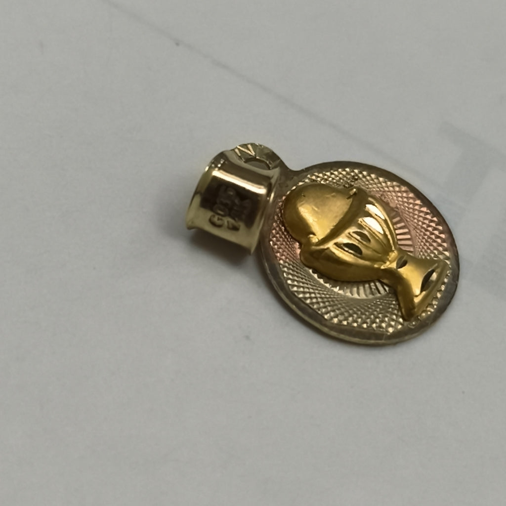 MEDALLA RELIGIOSA ORO 14 K 0,70 GRMS (SEMINUEVO)