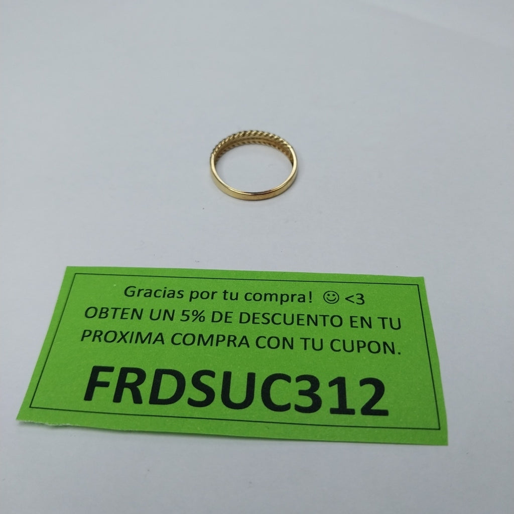 ANILLO ORO 10 K 1.4 GRMS (SEMINUEVO)