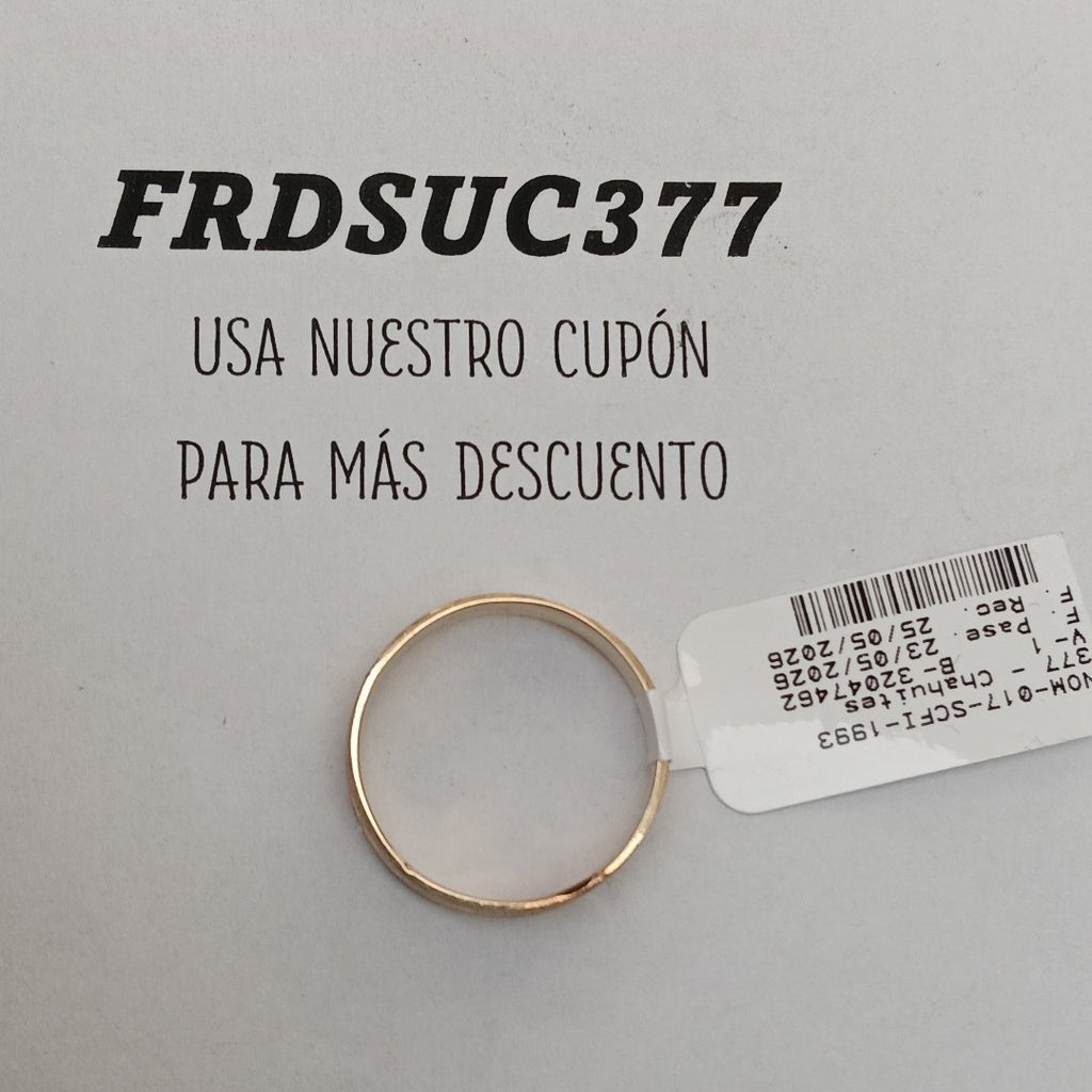 ARGOLLA ORO 10 K 4,10 GRMS (SEMINUEVO)