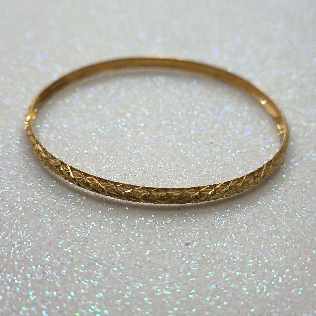 PULSERA RIGIDA ORO 10 K 4,40 GRMS (SEMINUEVO)