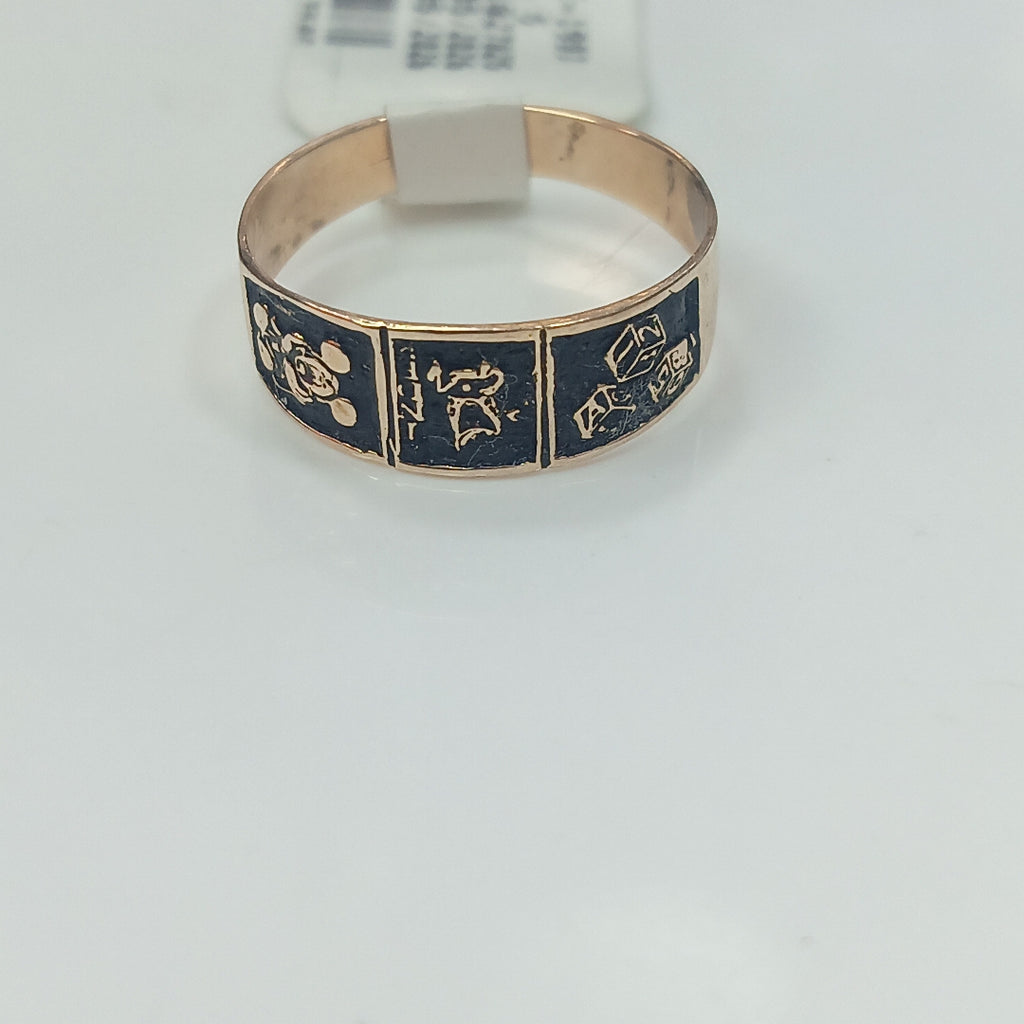 ANILLO DE GRADUACIÓN ORO 8 K 1 GRMS (SEMINUEVO)