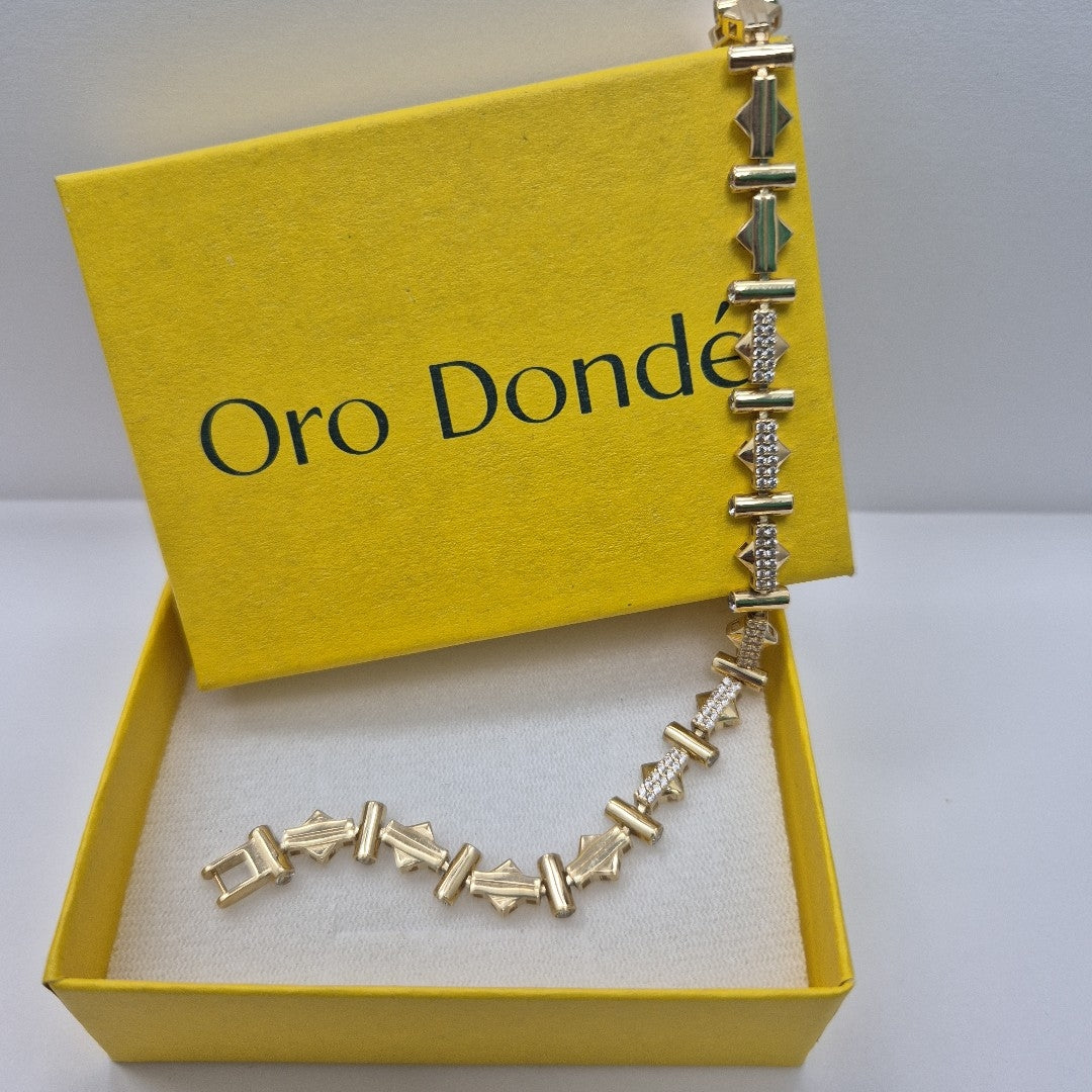 PULSERAS DAMA ORO 10K 9.8 (NUEVO)
