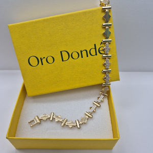 PULSERAS DAMA ORO 10K 9.8 (NUEVO)