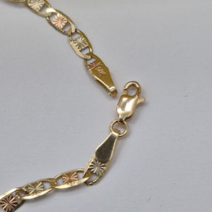 PULSERA MARINERA 4.6G 21 CM 14K (NUEVO)