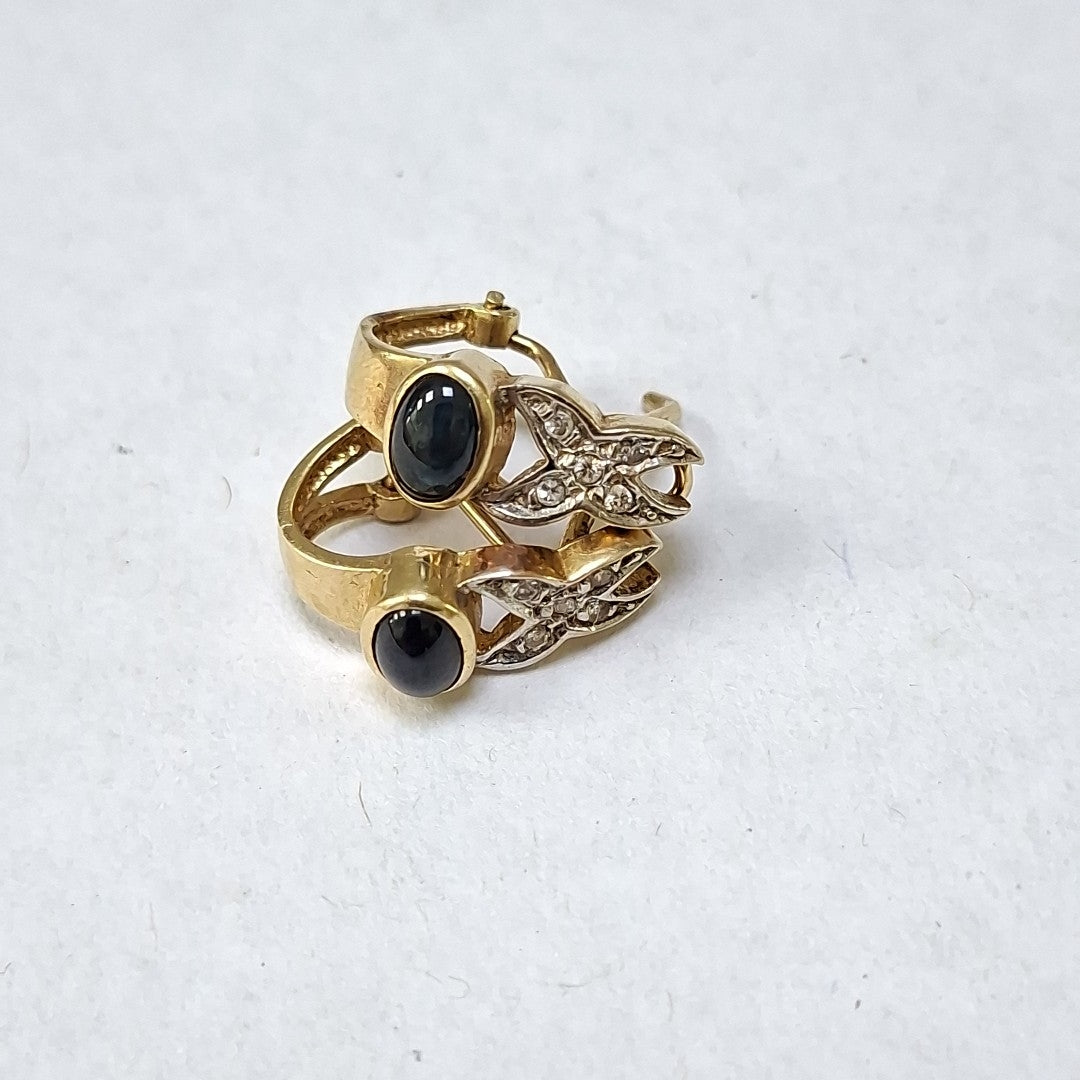 ARETES PAR ORO 14 K 4,80 GRMS (SEMINUEVO)