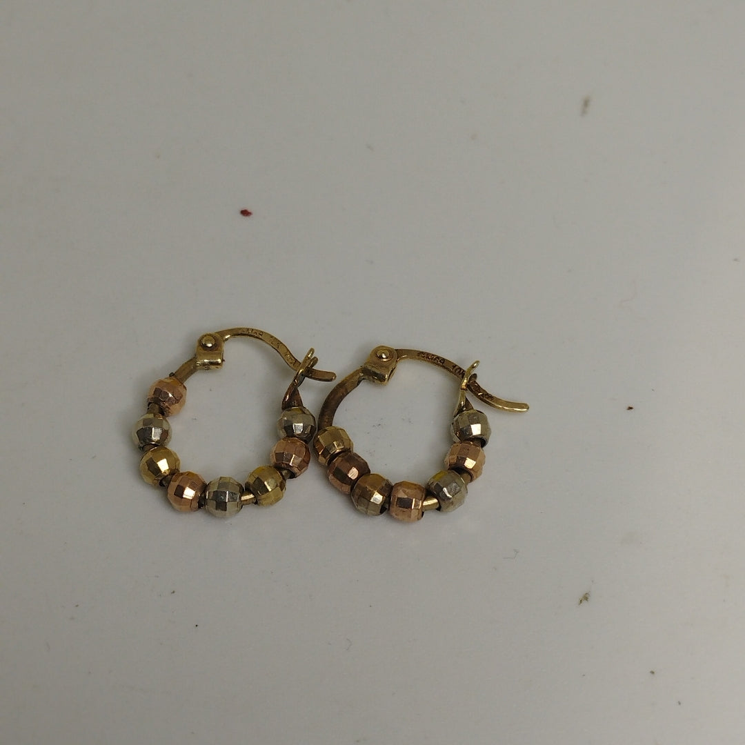 ARRACADAS PAR ORO 10 K 1,10 GRMS (SEMINUEVO)