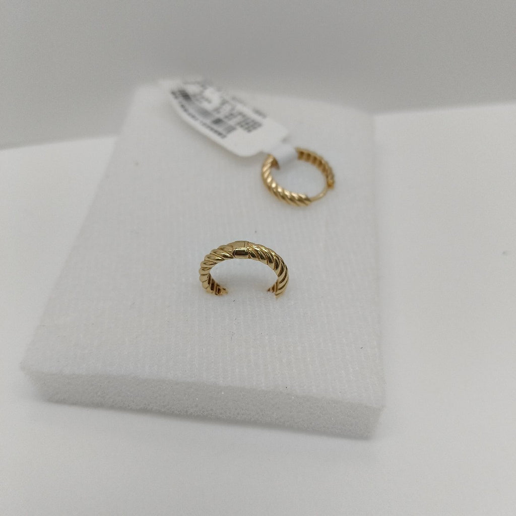 ARRACADAS PAR ORO 14 K 2 GRMS (SEMINUEVO)