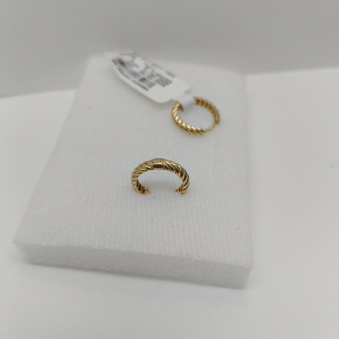 ARRACADAS PAR ORO 14 K 2 GRMS (SEMINUEVO)