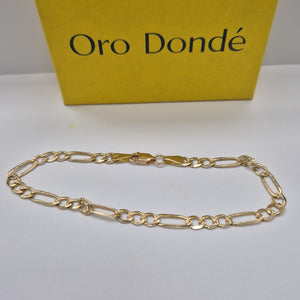 PULSERA ESPECIAL PAVE 4.9G 21 CM 14K (NUEVO)