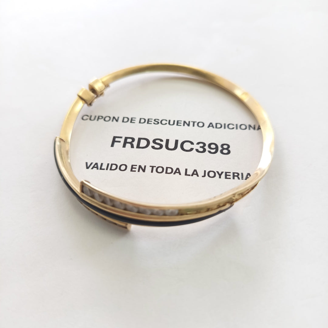 PULSERA RIGIDA ORO 14 K 8,60 GRMS (SEMINUEVO)
