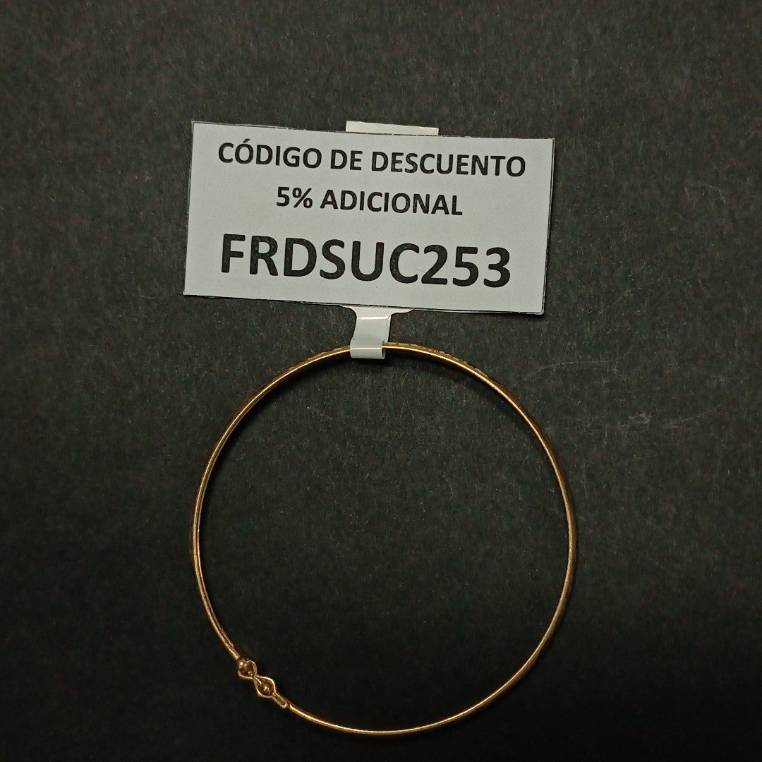 PULSERA RIGIDA ORO 14 K 3,40 GRMS (SEMINUEVO)