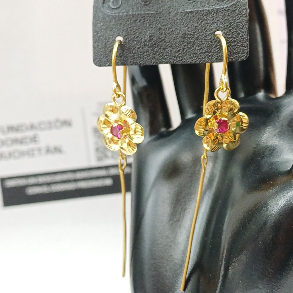 ARETES PAR ORO 10 K 2.9 GRMS (SEMINUEVO)