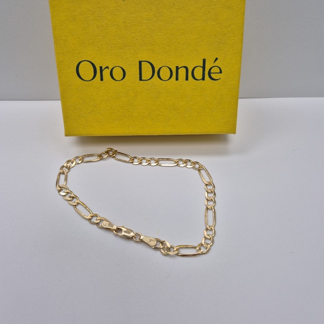 PULSERA ESPECIAL PAVE 4.7G 21 CM 14K (NUEVO)
