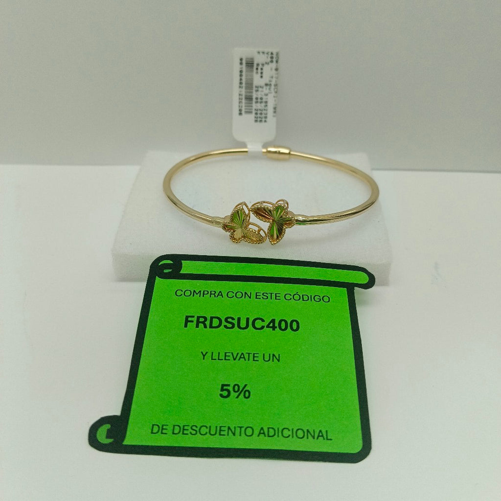 PULSERA RIGIDA ORO 14 K 7.4 GRMS (SEMINUEVO)