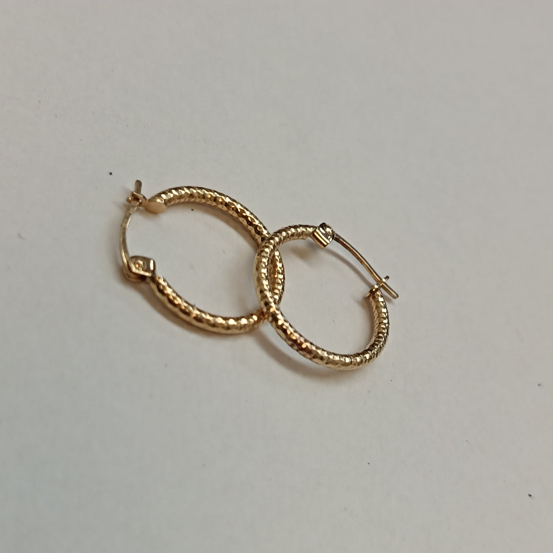ARRACADAS PAR ORO 10 K 1,40 GRMS (SEMINUEVO)