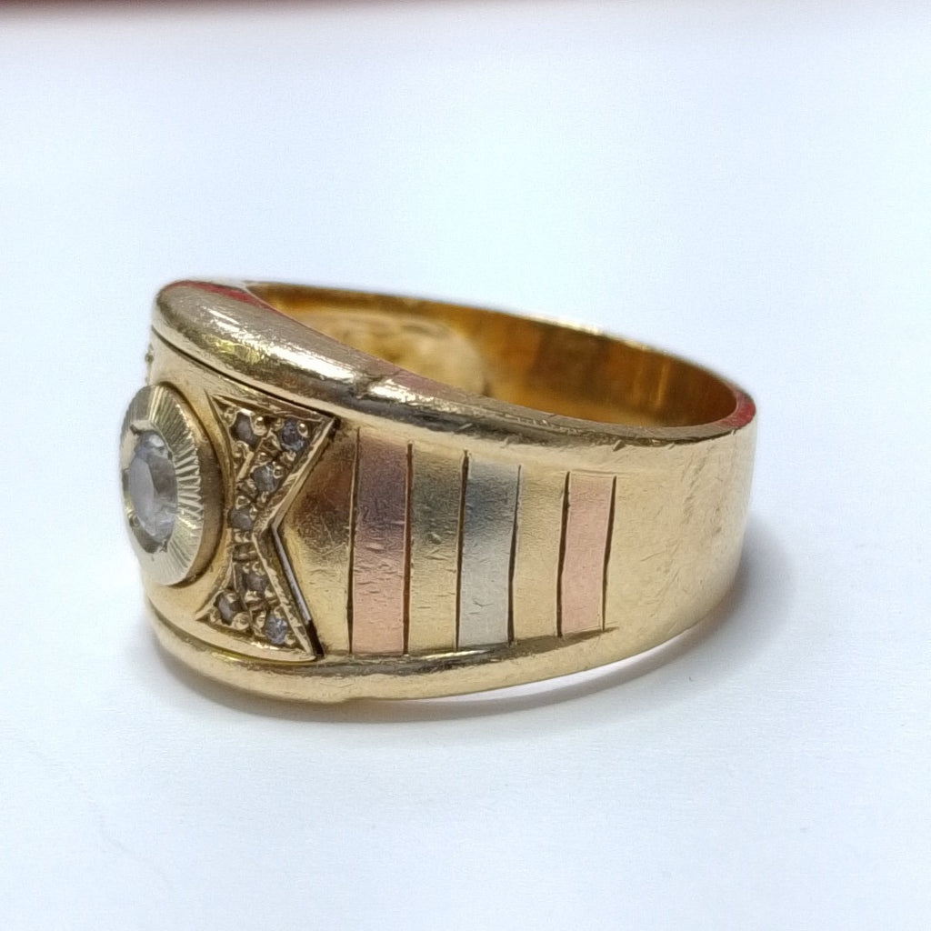 ANILLO ORO 10 K 8,90 GRMS (SEMINUEVO)