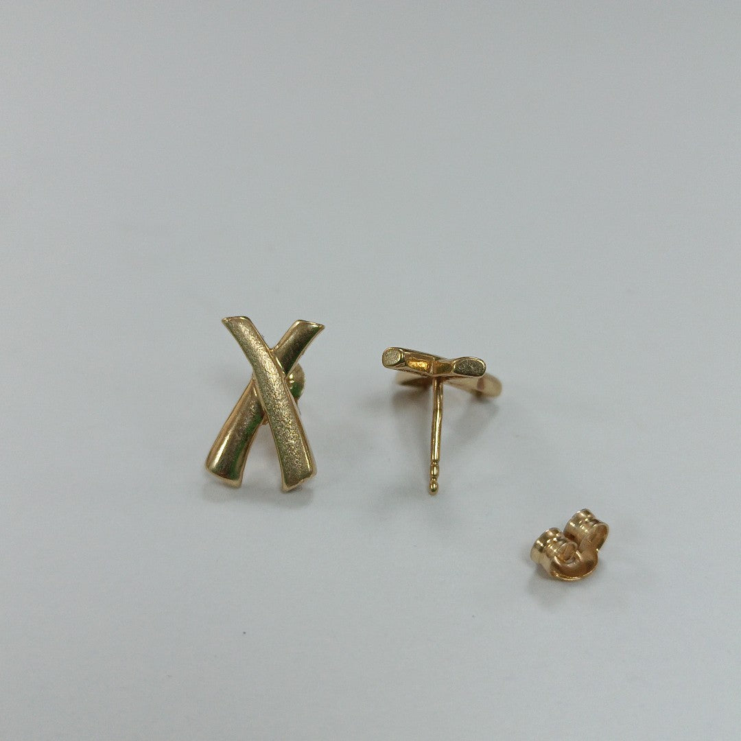 ARETES PAR ORO 14 K 2.3 GRMS (SEMINUEVO)
