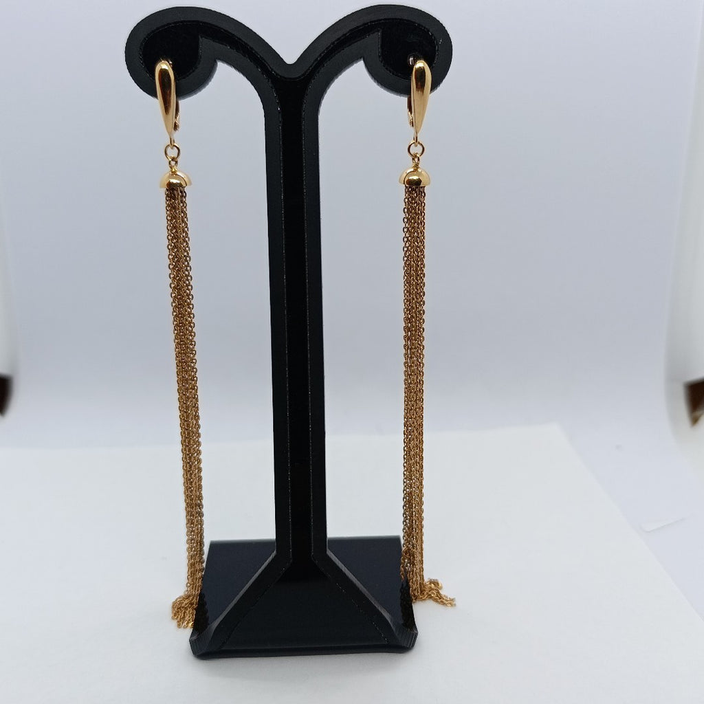 ARETES PAR ORO 14 K 7,30 GRMS (SEMINUEVO)