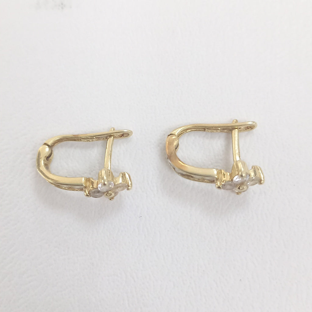 ARETES PAR ORO 14 K 1.8 GRMS (SEMINUEVO)